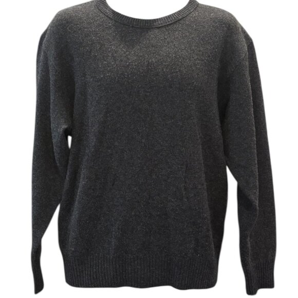 UNIQLO U Wool Crewneck Sweater Gray Minimalist Pullover Men’s Medium‎ - Picture 1 of 5